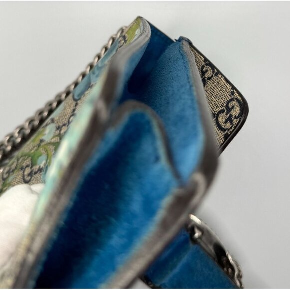 Gucci GG Dionysus Blooms Suede Mini‎ Chain Bag COA & Dustbag - Picture 8 of 16